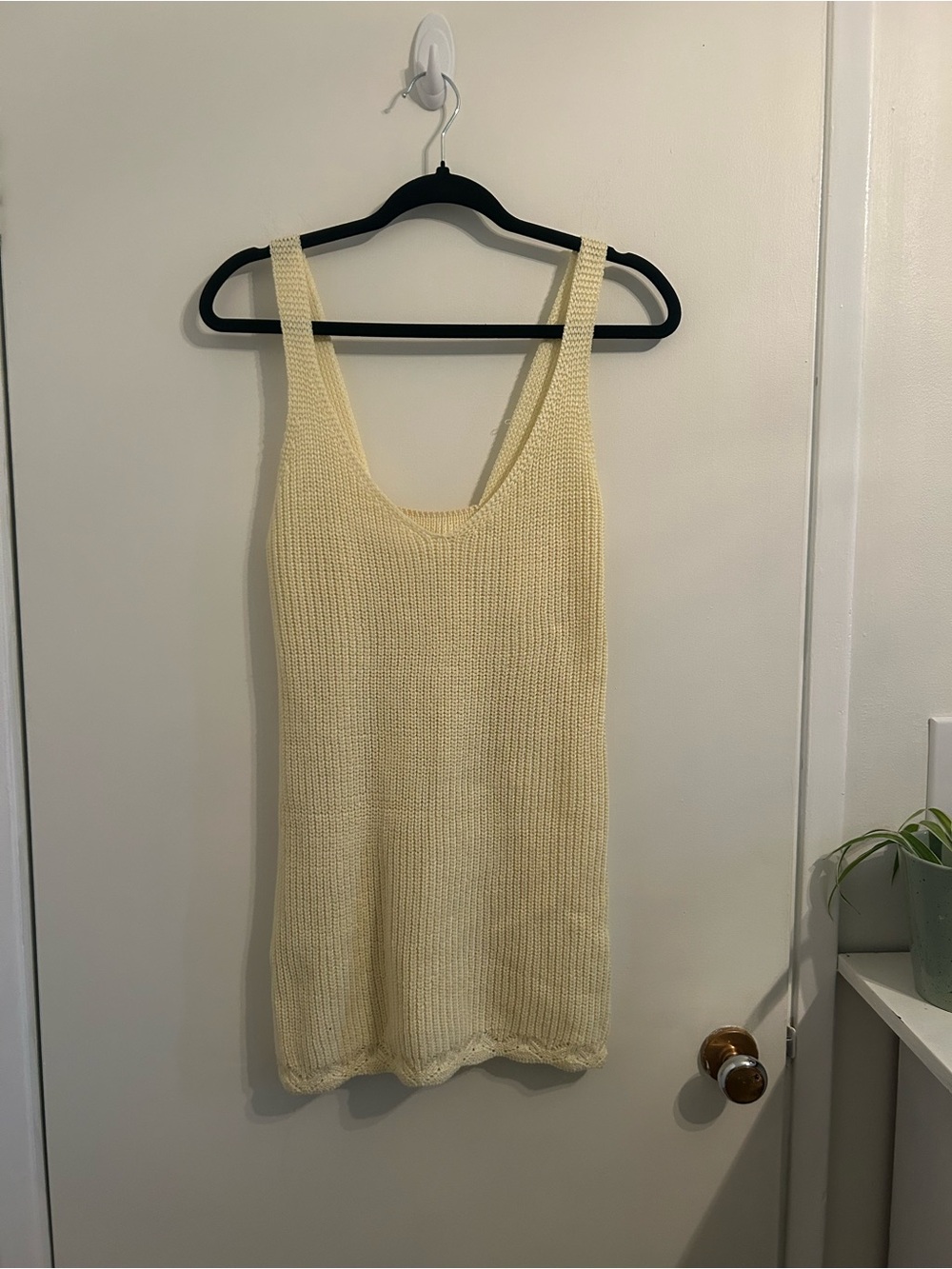 Yellow Knit Dress